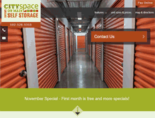 Tablet Screenshot of cityspaceonmain.com
